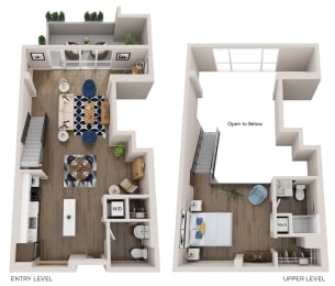 1 bed, 1.5 baths, 954 sqft, $3,195