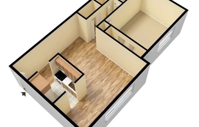 1 bed, 1 bath, 750 sqft, $850, Unit 26