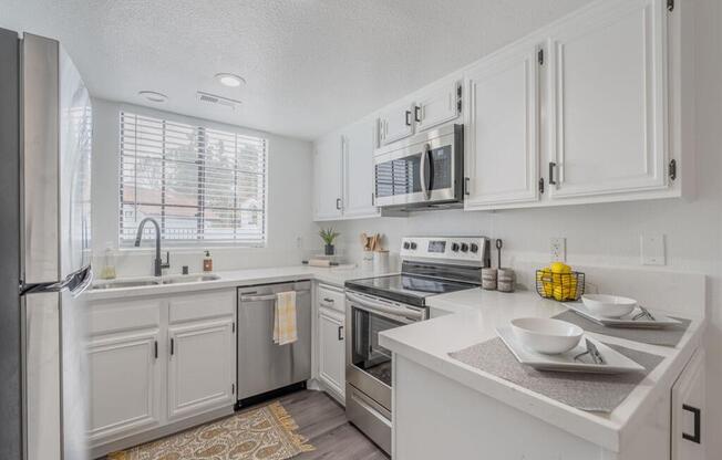 Fully Equipped Kitchen at The Resort at Encinitas Luxury Apartment Homes, Encinitas, California