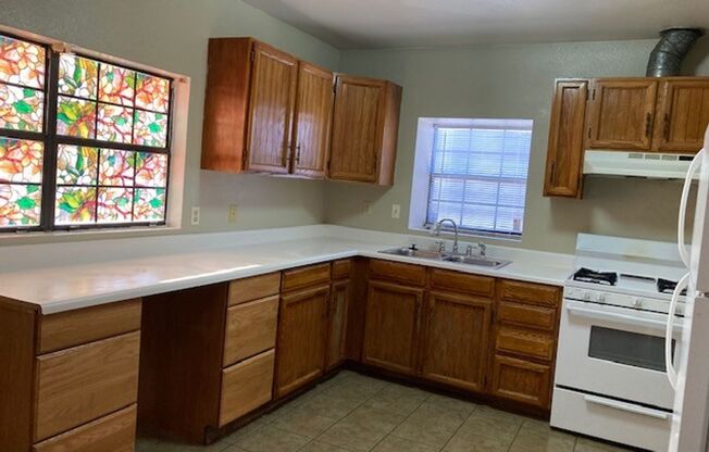 Single story home with RV Parking and huge lot.