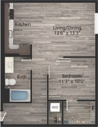 1 bed, 1 bath, 720 sqft, $1,997