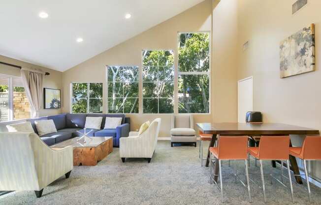 Living room with couches at Ascend2300, Carlsbad, CA 92008 