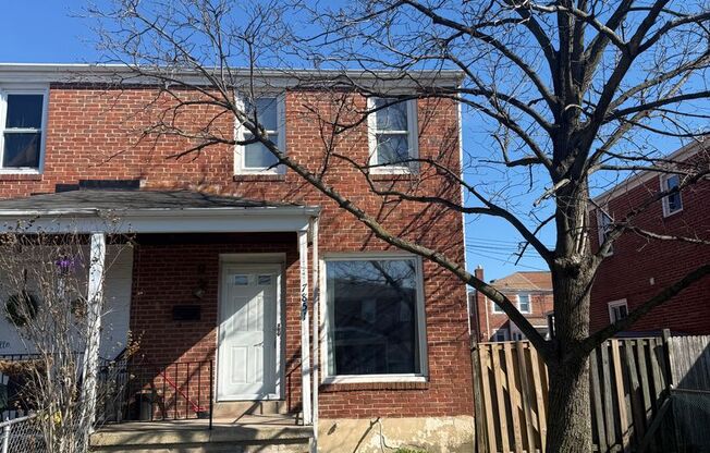 End Unit 3BR Townhome in Dundalk | Fresh Paint, Refinished Hardwood Floors, Fenced Yard, Off-Street Parking