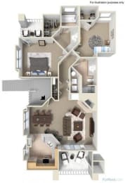 2 beds, 2 baths, 1,082 sqft, $1,995