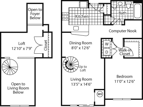 1 bed, 1 bath, 949 sqft, $2,103, Unit 1432