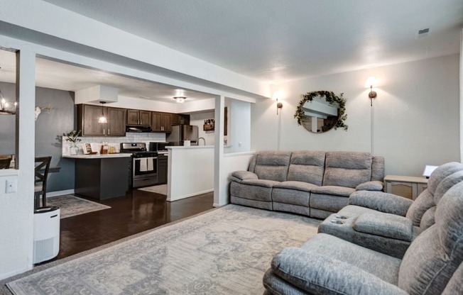 Living Room and Kitchen