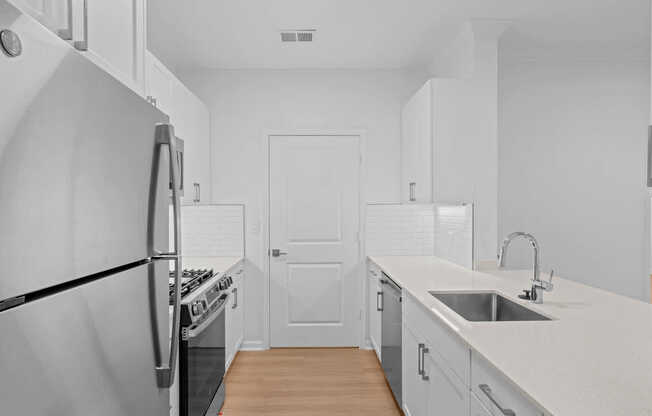 Kitchen with Stainless Steel Appliances