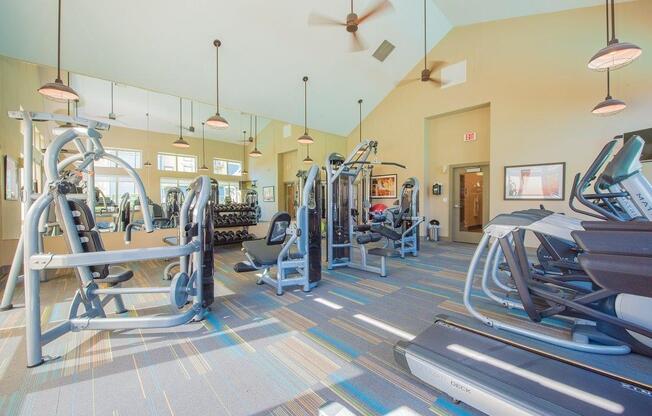 Latitude Apartments and Townhomes Fitness Center