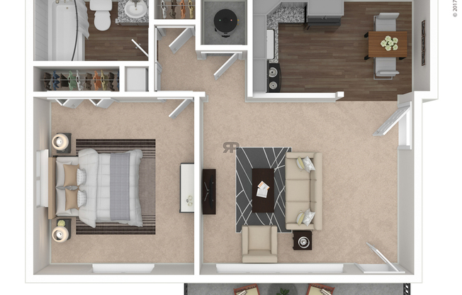 1 bed, 1 bath, 650 sqft, $850