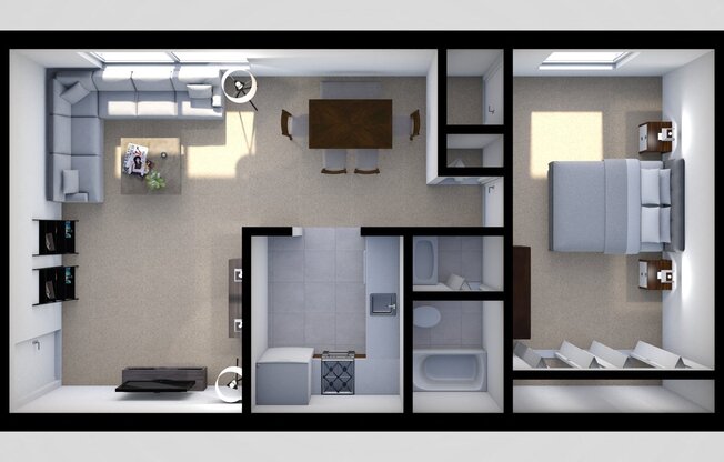 1 bed, 1 bath, $1,506