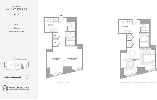 1 bed, 1 bath, 582 sqft, $3,495, Unit 6J