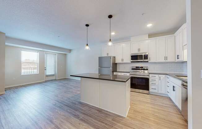 Kitchen Area Interior at Shady Oak Crossing, Minnetonka