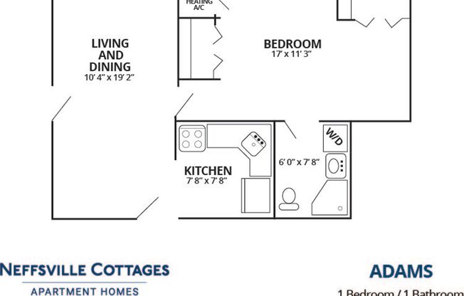 1 bed, 1 bath, 574 sqft, $1,500, Unit 26D