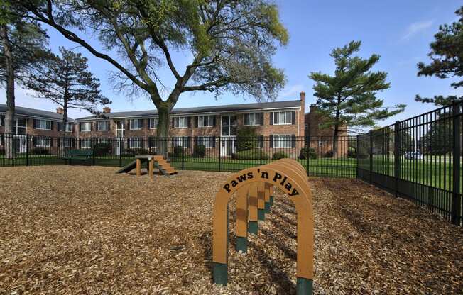 Paw n play park at The Haven at Grosse Pointe