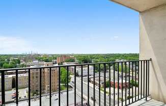 Expansive Private Balconies at CityView on Meridian, Indianapolis, IN,46208