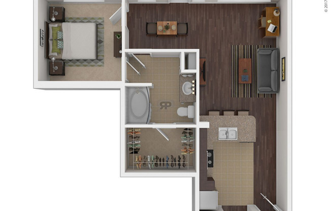 1 bed, 1 bath, 813 sqft, $1,865