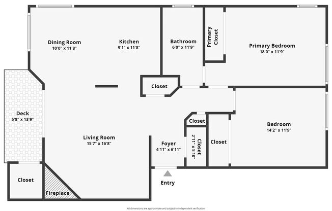 2 beds, 1 bath, 830 sqft, $2,000, Unit C306