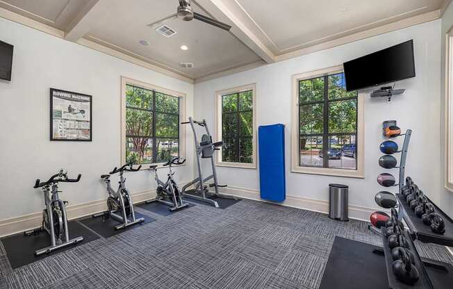 Spin fit room - DeLayne at Twin Creeks