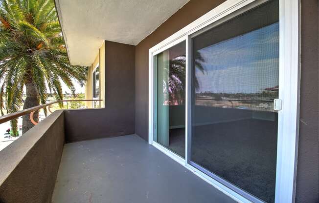 Balcony view at Madison Place, San Mateo