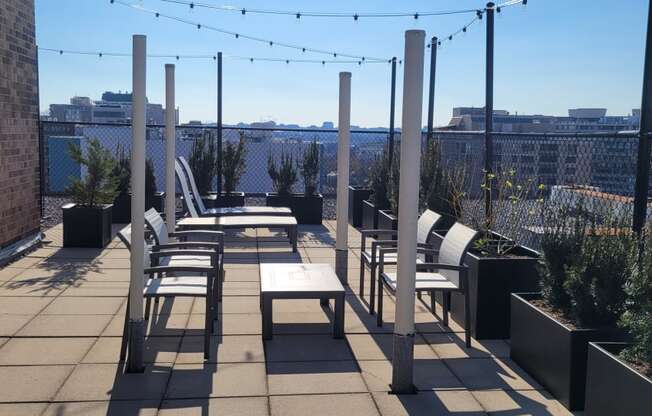 roof deck - perfect for gathering at The 925 Apartments, Washington, 20037
