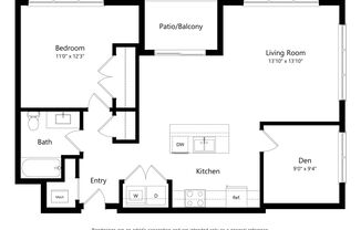 1 bed, 1 bath, 910 sqft, $2,050