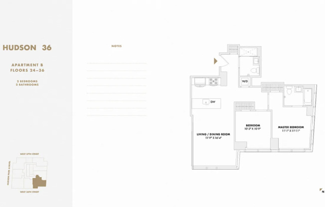 2 beds, 2 baths, $7,995, Unit 36B