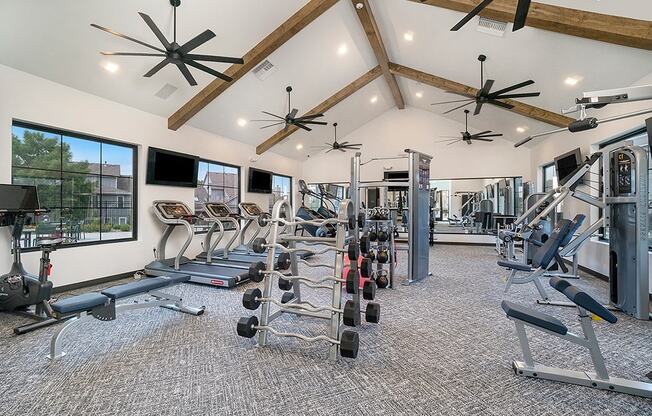 Fully-Equipped Fitness Center