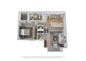 Studio, 1 bath, 490 sqft, $947