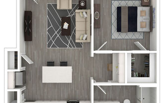 1 bed, 1 bath, 700 sqft, $2,395