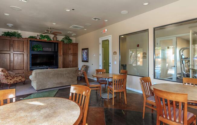 MEDIA ROOM AND CLUBHOUSE WITH FULL-SIZE KITCHEN