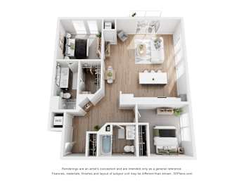 2 beds, 2 baths, 1,194 sqft, $2,264