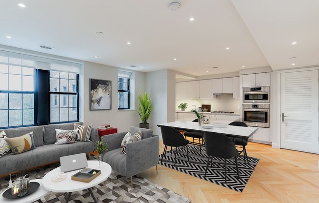 The Stanton spacious one bedroom unit with ample natural light