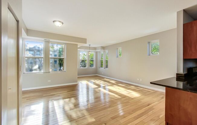 Gorgeous 2 Bed, Plus Sunroom/Office, 1 Bath with Hardwood Floors