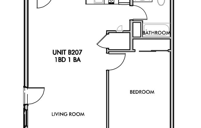 1 bed, 1 bath, 675 sqft, $1,599, Unit 2207