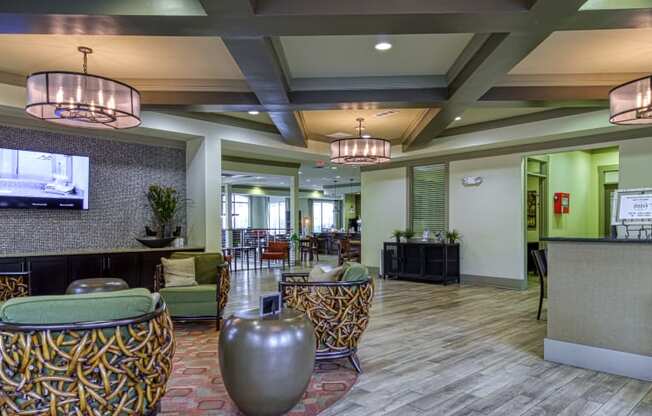 Clubhouse and Resident Social Lounge at 4700 Colonnade Apartments in Birmingham, AL