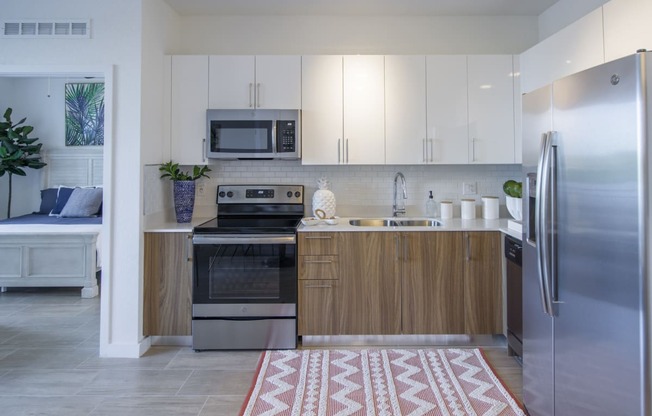 Appliances in kitchen at Blue Lagoon 7, Miami, FL, 33126