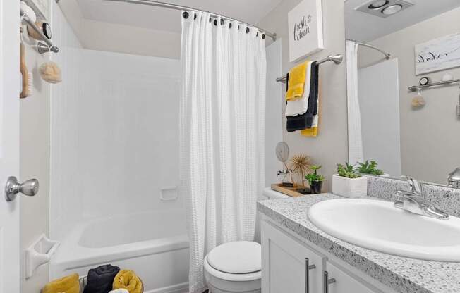 Bathroom with Modern Finishes