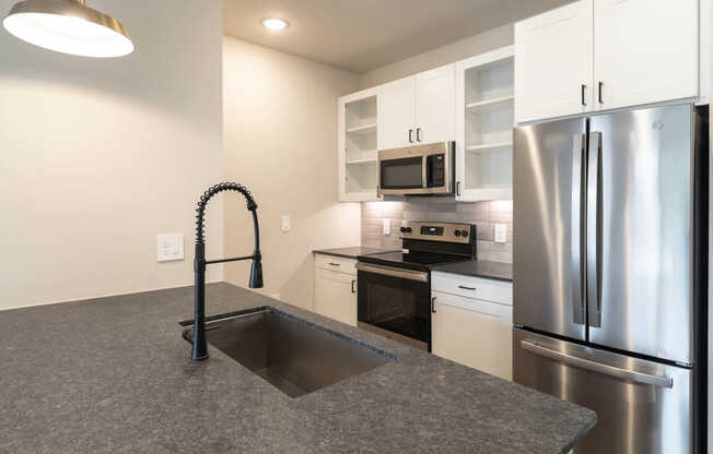 Kitchen with Stainless Steel Appliances