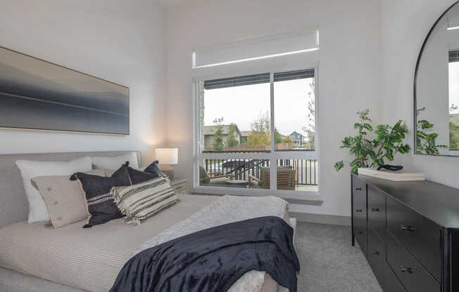 Carpeted Bedroom