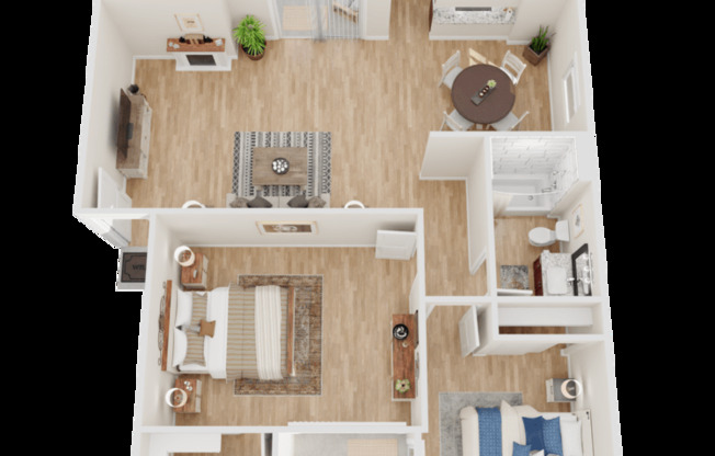 2 beds, 1 bath, $1,485