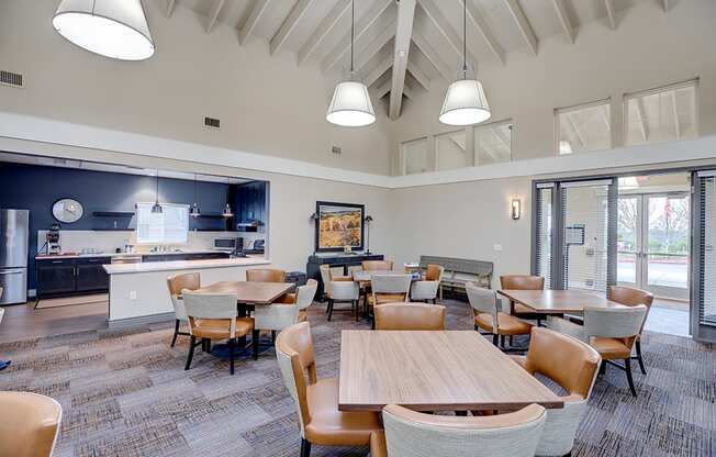 Large dining area and kitchen at VINTAGE AT BENNETT VALLEY, California, 95405