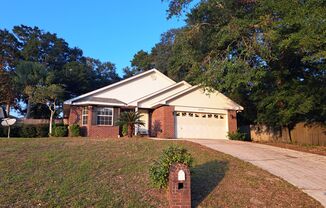 Beautiful 3BR/2BA Brick Home with Large Privacy Fenced Yard