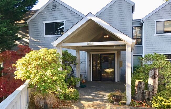 Boutique in town condo building with luxury top floor waterfront unit....now available