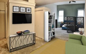 Studio, 1 bath, $1,400, Unit 405