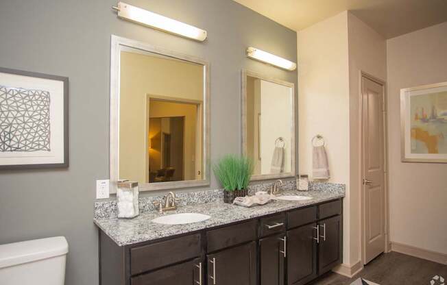 Bathroom Master with two sinks