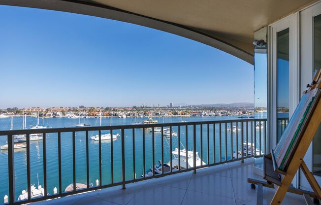 Unique Over the Water Balcony with 270 degree Bay Views