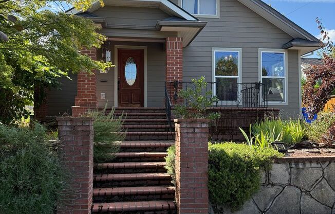 Unique, spacious 4-bdrm/3-bath Craftsman w/ lots of character—Near Alberta District