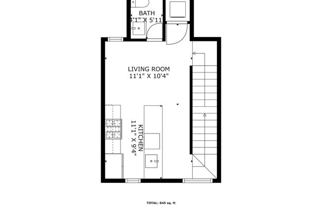 1 bed, 1.5 baths, 748 sqft, $1,650, Unit 5165 W 10th Ave