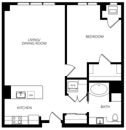 1 bed, 1 bath, 807 sqft, $1,793