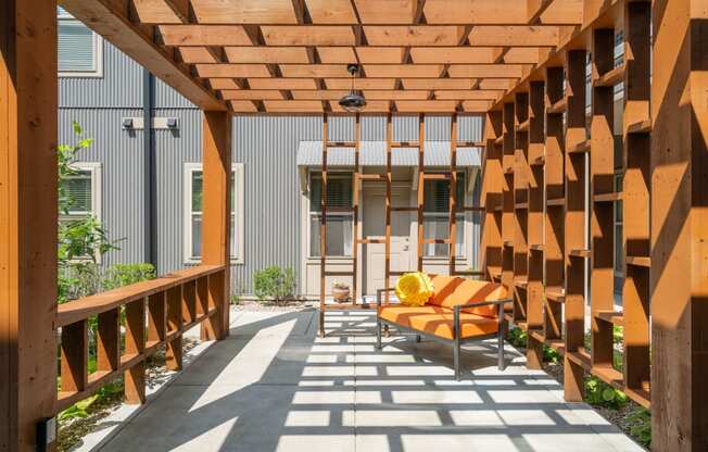 Courtyard with Pergola